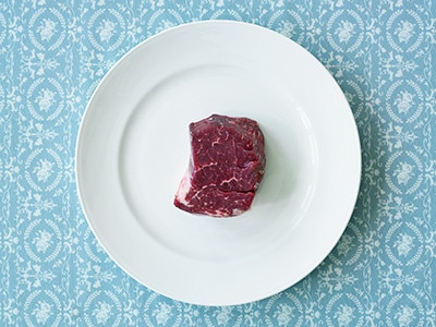 luma beef on a plate